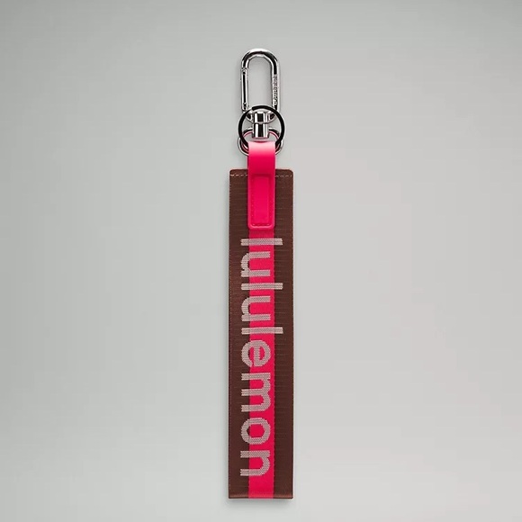 lululemon athletica Other - Never Lost Keychain Word-mark Color Ancient Copper/Glaze Pink/White, NWT, Unisex